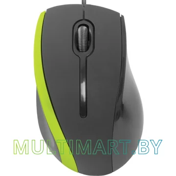 Мышь Defender MM-340 (черный/зеленый)
